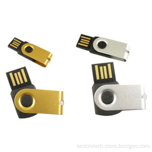 16GB mini USB flash drive with twist case